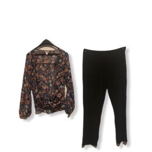 Blouse and Dress Pants Set